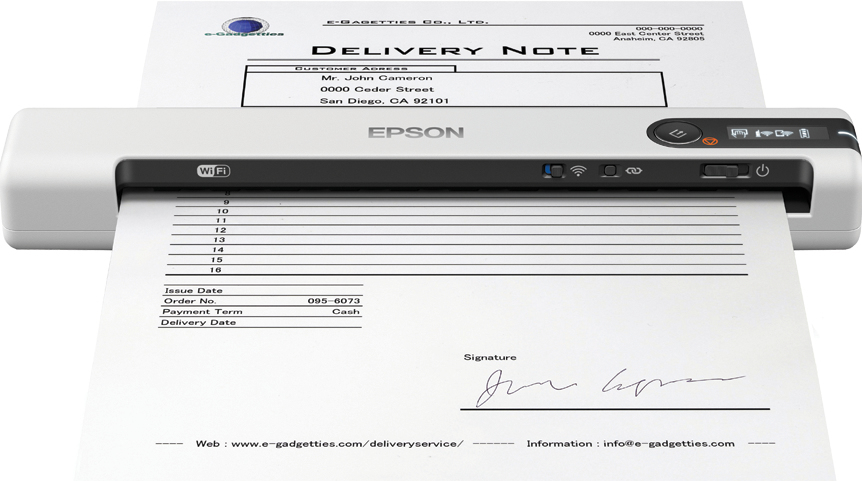 Epson WorkForce DS-80W Håndholdt scanner 600 x 600 dpi A4 Hvid