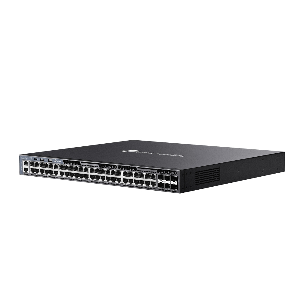 TP-Link Omada SG6654X netværksswitch Administreret L3 Gigabit Ethernet (10/100/1000) 1U Sort