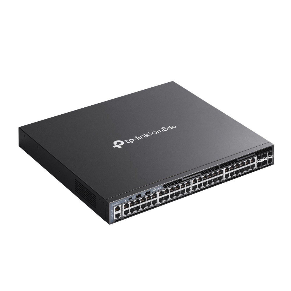 TP-Link Omada SG6654X netværksswitch Administreret L3 Gigabit Ethernet (10/100/1000) 1U Sort