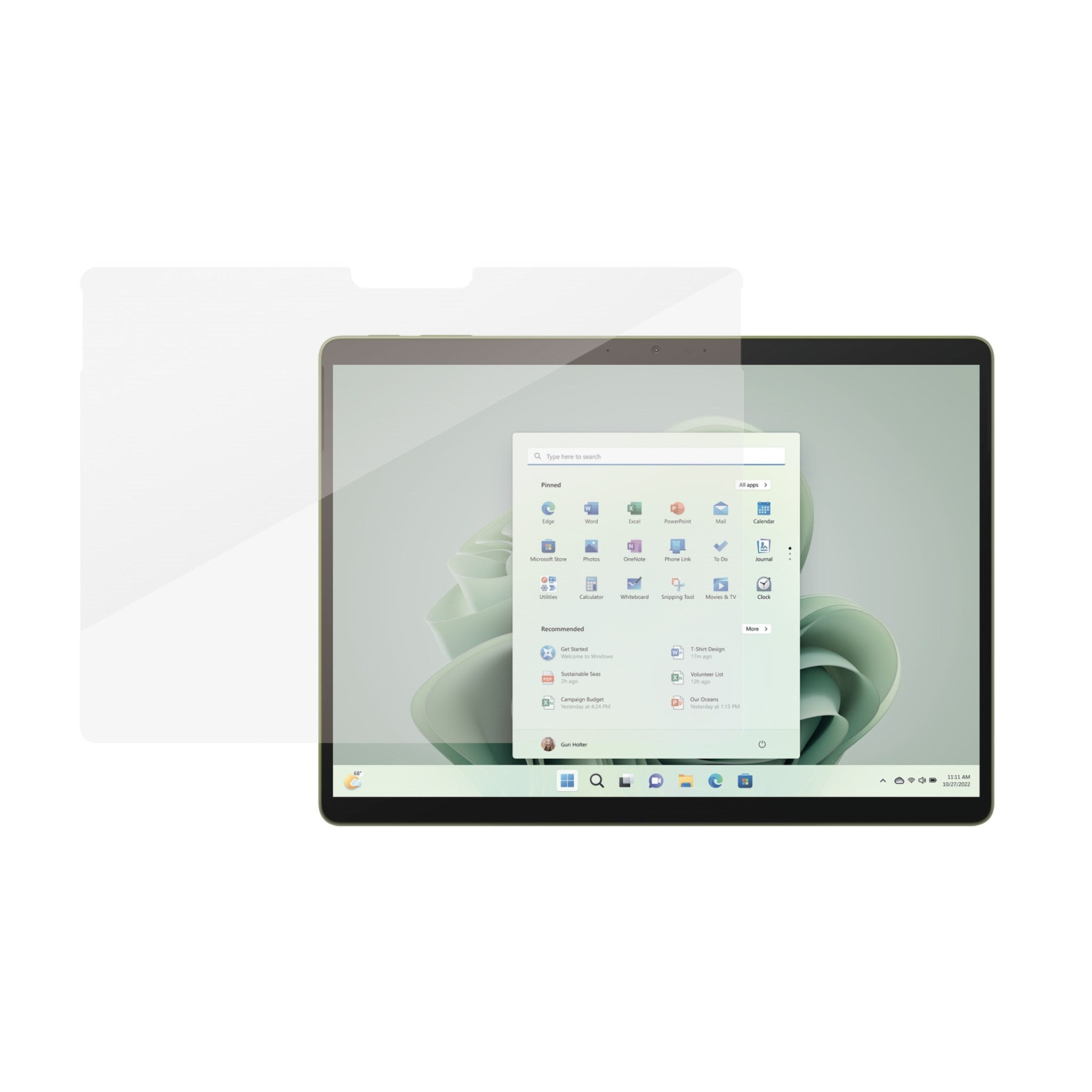 PanzerGlass 6262 tabletskærmbeskytter Klar skærmbeskytter Microsoft 1 stk