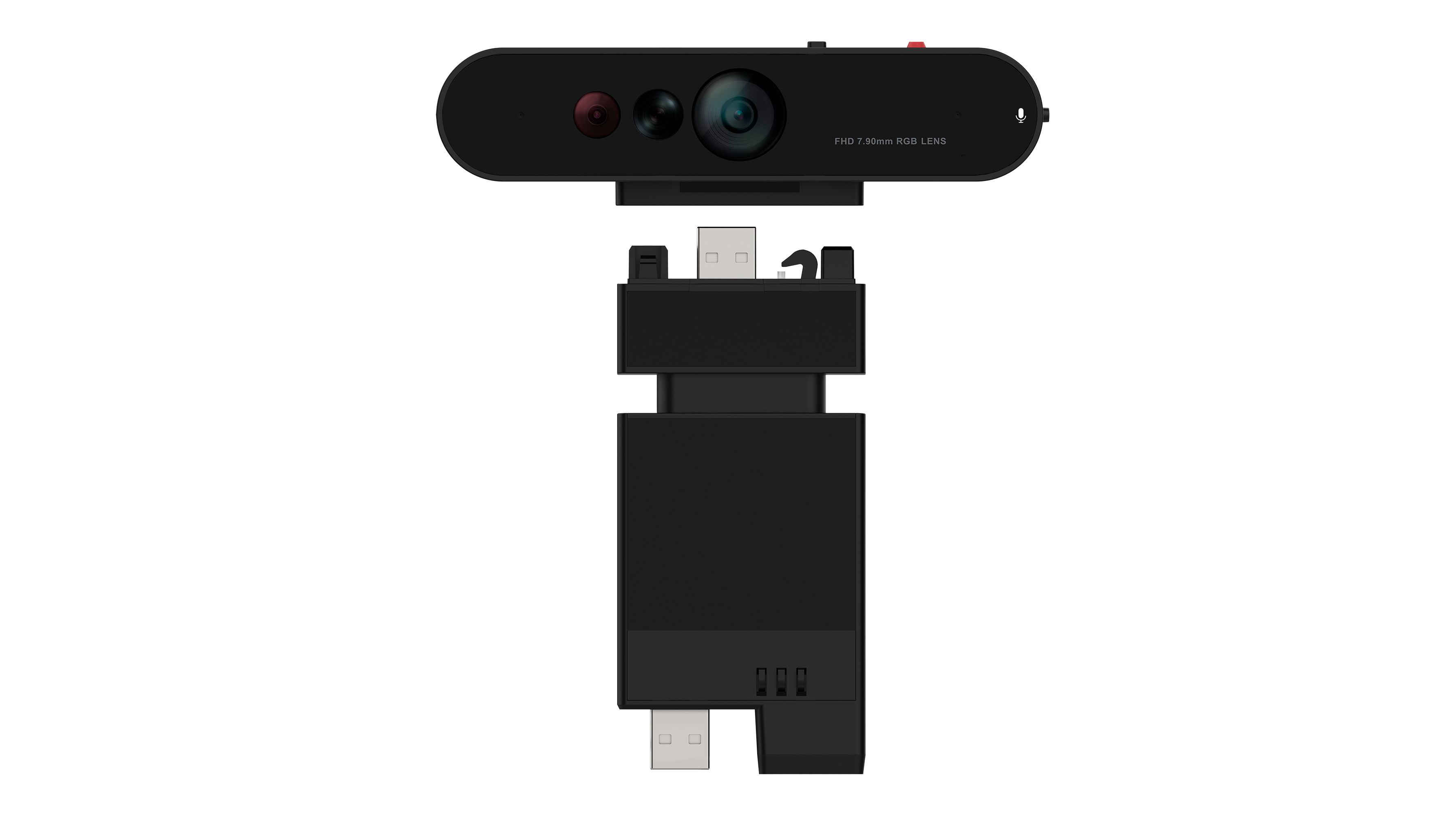 Lenovo ThinkVision MC60 (S) webcam 1920 x 1080 pixel USB 2.0 Sort