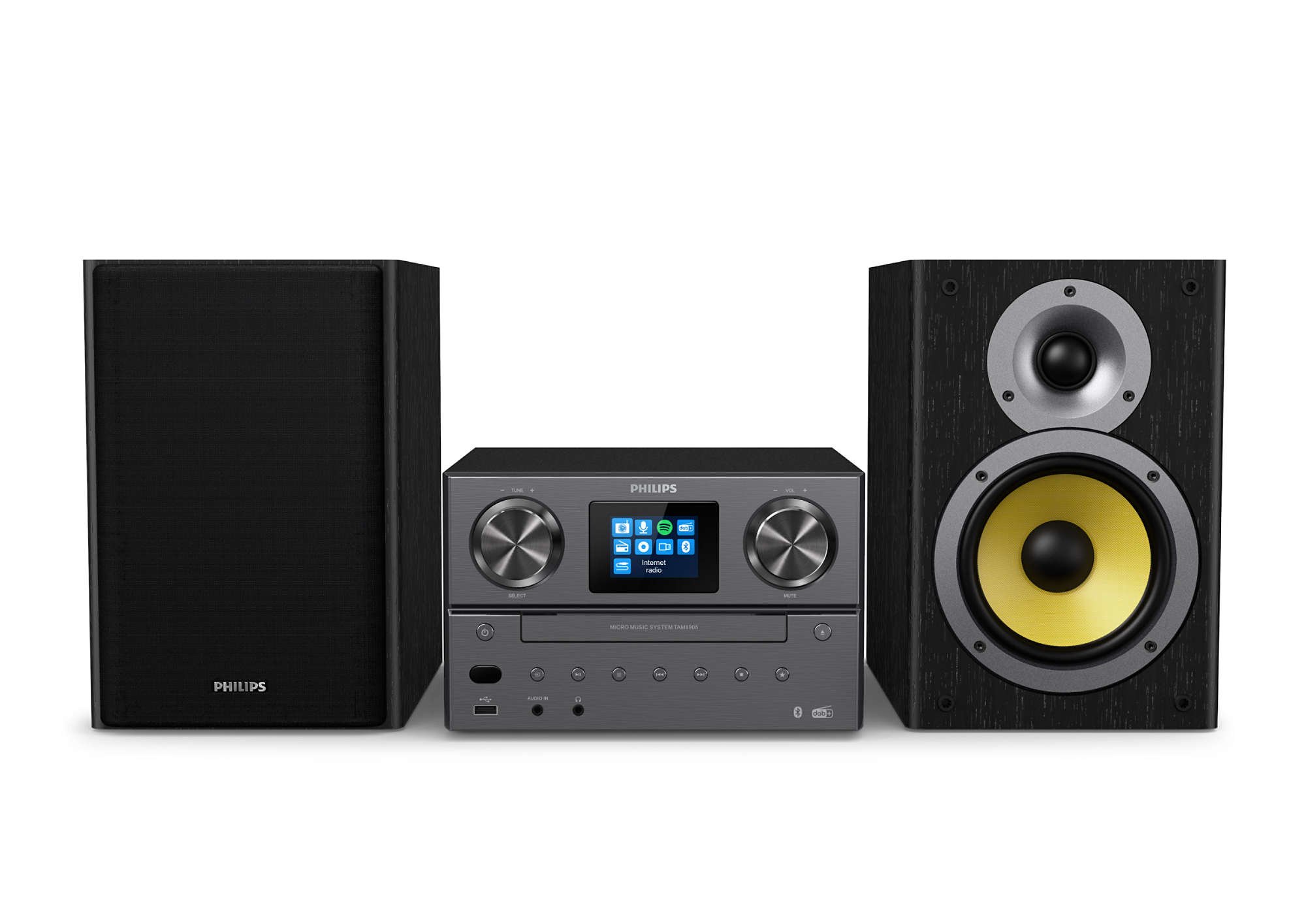 Philips TAM8905/10 stereoanlæg Home audio micro system 100 W Sort