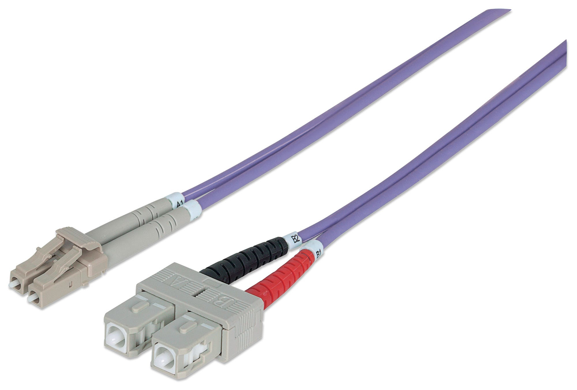 Intellinet 751049 InfiniBand og fiberoptisk kabel 1 m LC SC Violet
