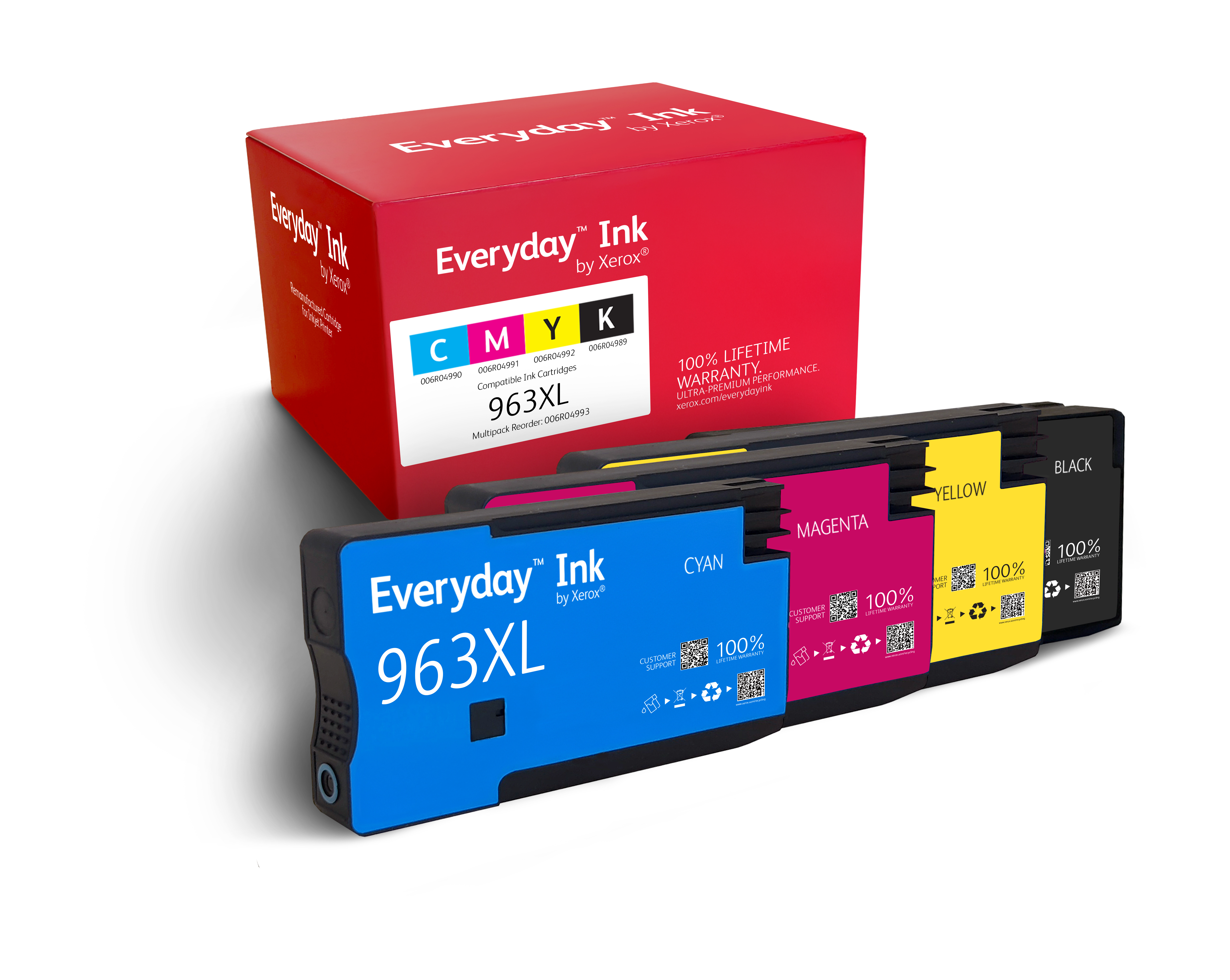 Everyday™ Multipack blæk fra Xerox, kompatibel med HP HP963XL (HP963XL MULTIPACK), Høj kapacitet