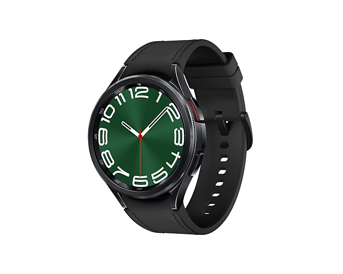 Samsung Galaxy Watch6 Classic Watch6 Classic 3,81 cm (1.5") OLED 47 mm Digital 480 x 480 pixel Berøringsskærm Sort Wi-Fi GPS (satellit)
