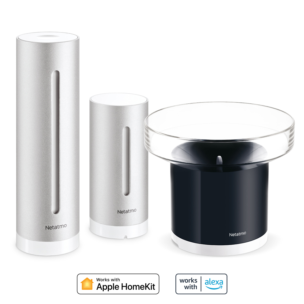 Netatmo NBU-NWS-NRG-EU digital vejrstation Sølv Batteri Wi-Fi