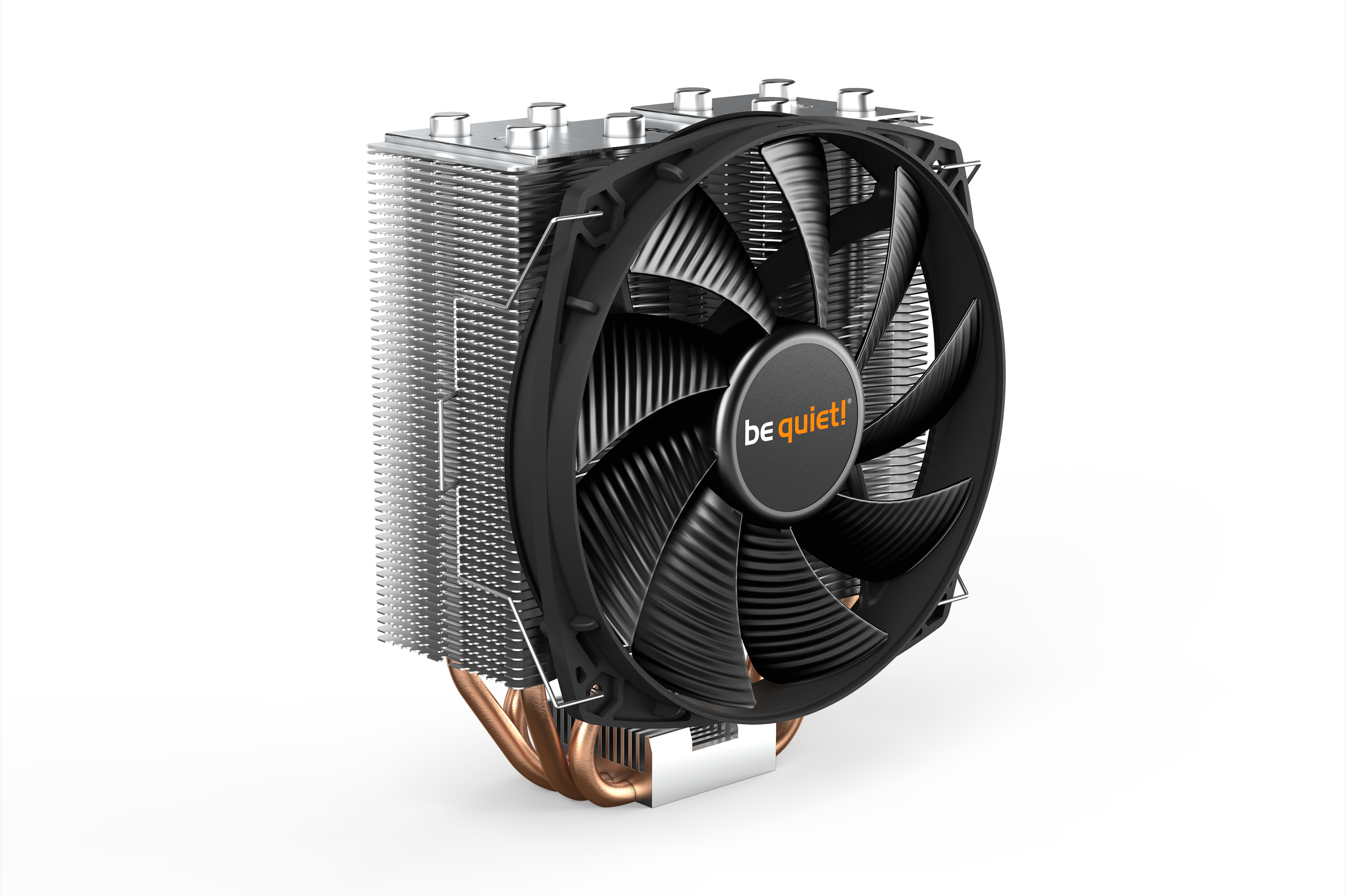 be quiet! SHADOW ROCK SLIM 2 Processor Køler 13,5 cm Aluminium, Sort, Kobberfarve 1 stk
