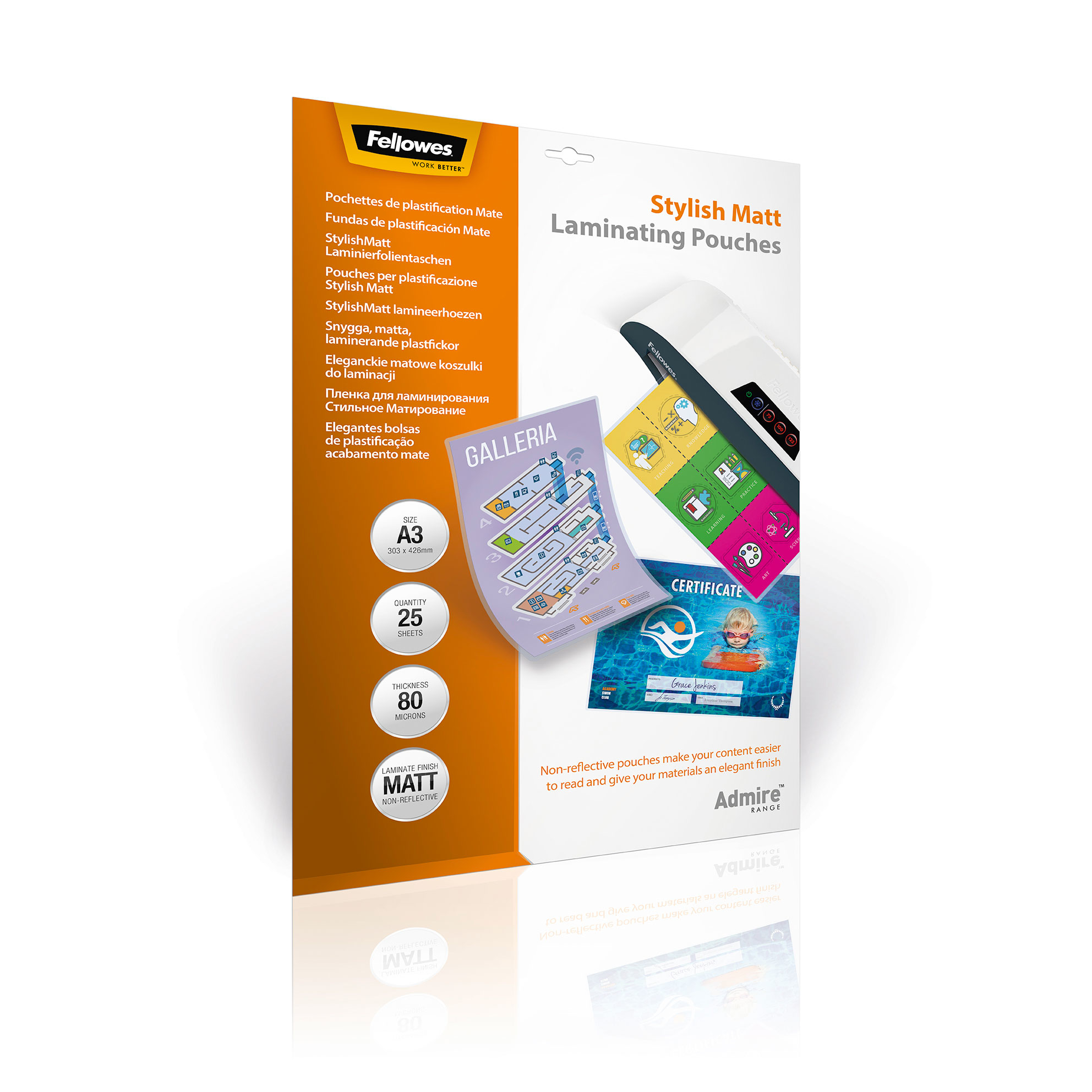 Fellowes 5602201 plastlomme 25 stk