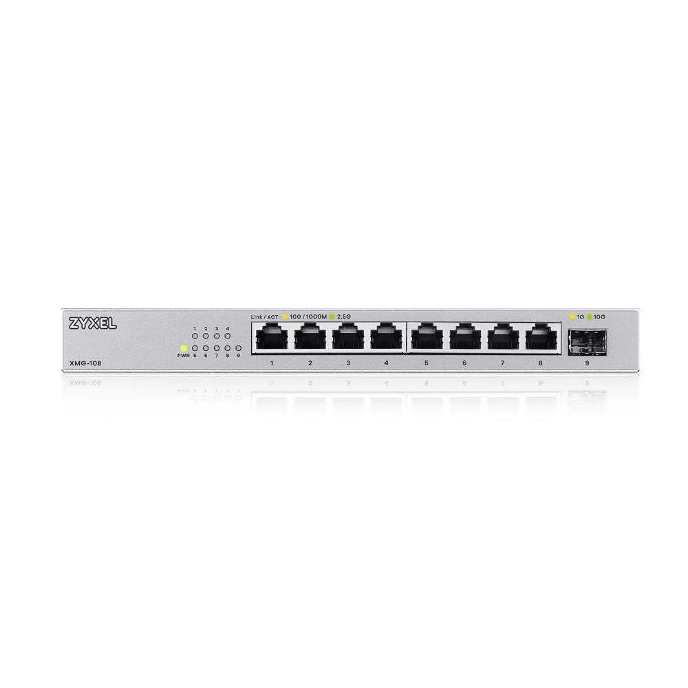 Zyxel XMG-108 Ikke administreret 2.5G Ethernet (100/1000/2500) Sølv