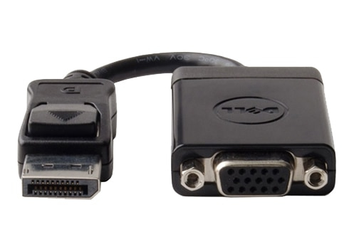 DELL R74C3 videokabel adapter DisplayPort VGA (D-Sub) Sort