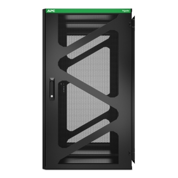 APC AR124SM stativ 24U Vægmonteret stativ Sort