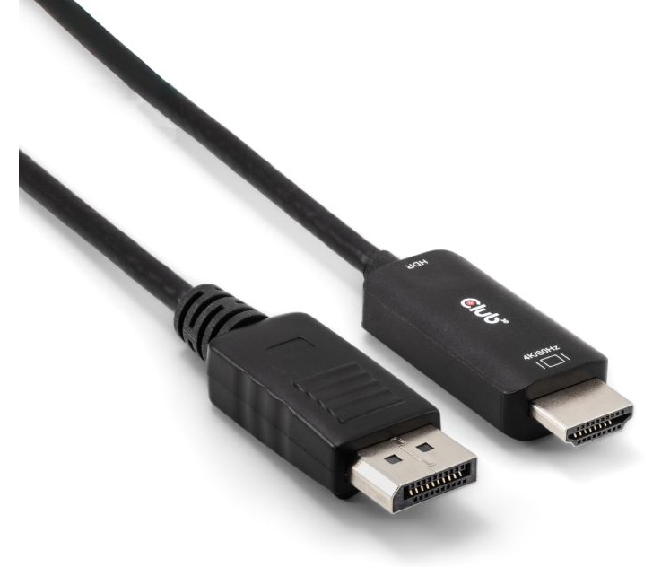 CLUB3D CAC-1083 DisplayPort kabel 2 m HDMI Type D (Micro) Sort