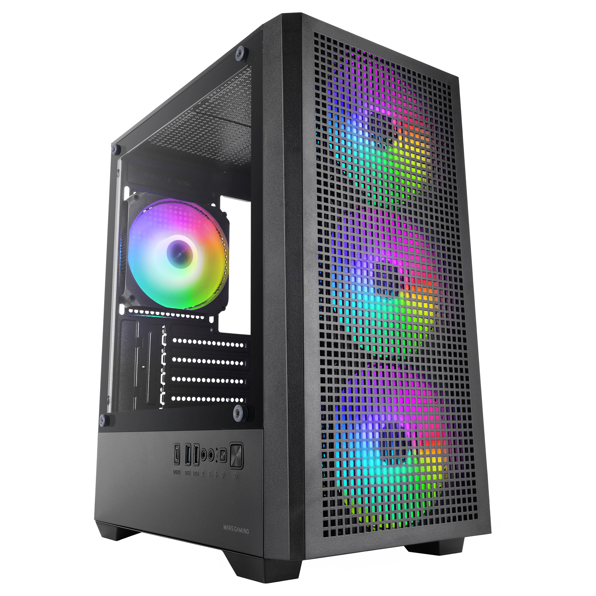 Mars Gaming MCVECTOR computeretui Mini Tower Sort