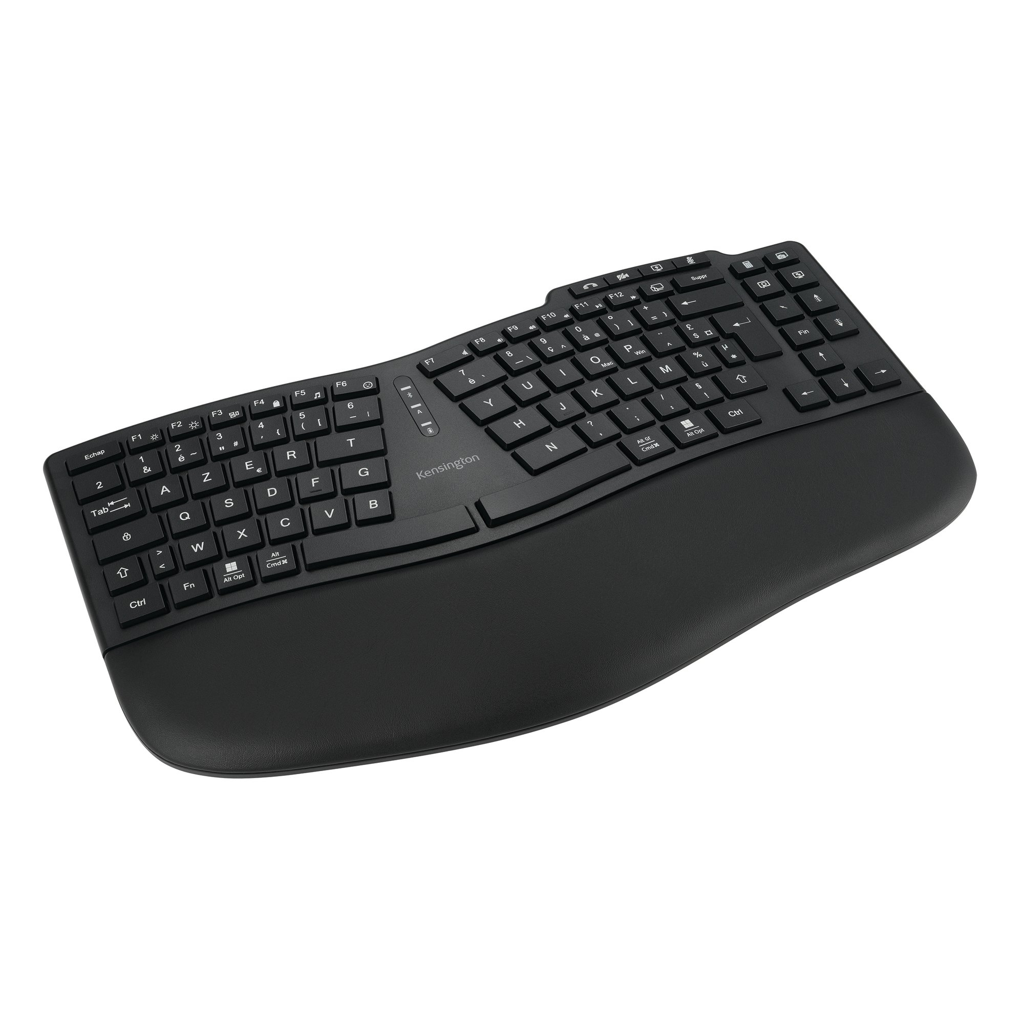 Kensington Pro Fit Ergo KB675 EQ TKL tastatur Hjemme/kontor Bluetooth AZERTY Fransk Sort