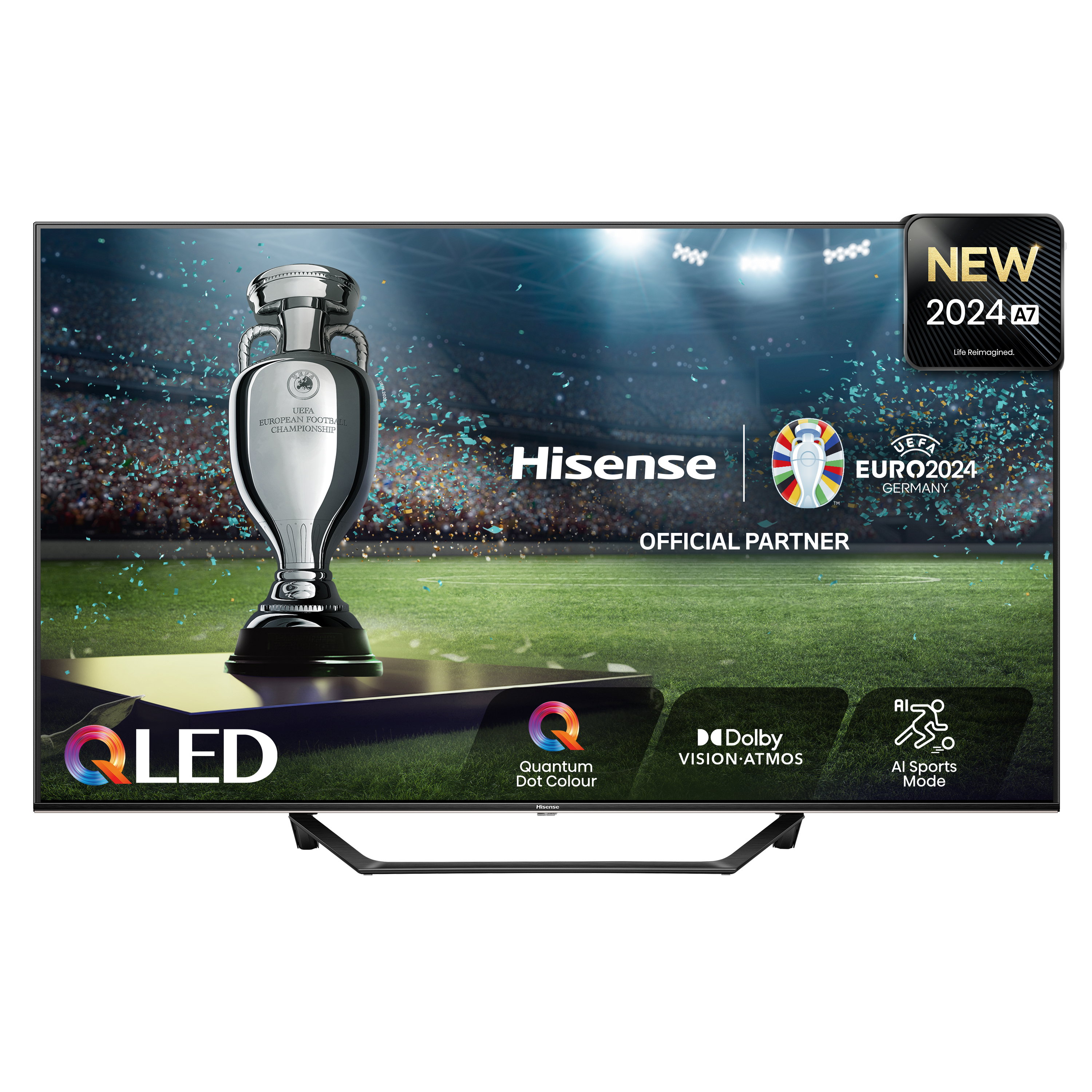 Hisense 50A7NQ TV 127 cm (50") 4K Ultra HD Smart TV Wi-Fi Grå 350 cd/m²