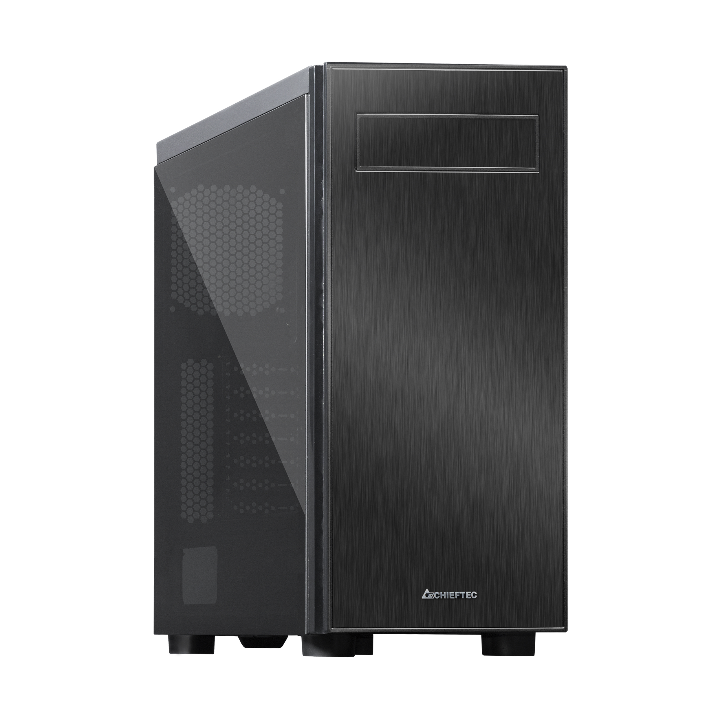 Chieftec AL-02B-TG-OP computeretui Tower Sort