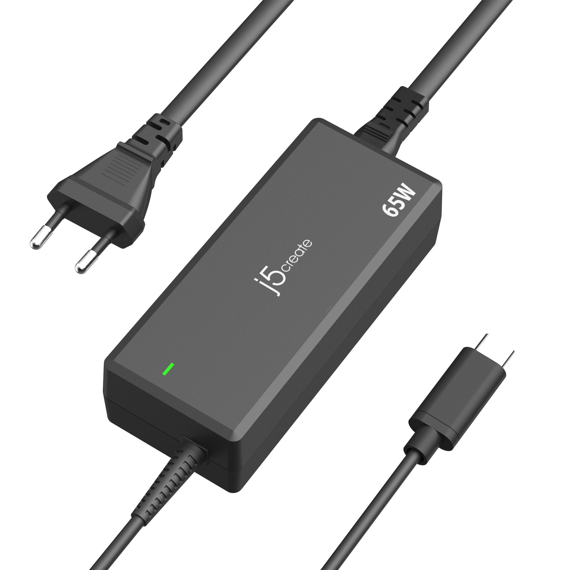 j5create 65W PD USB-C® Strømadapter