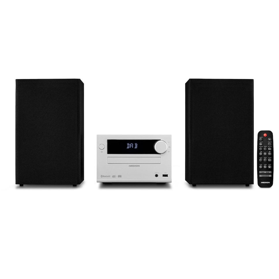 MEDION LIFE E64482 Home audio micro system 30 W Sort, Grå