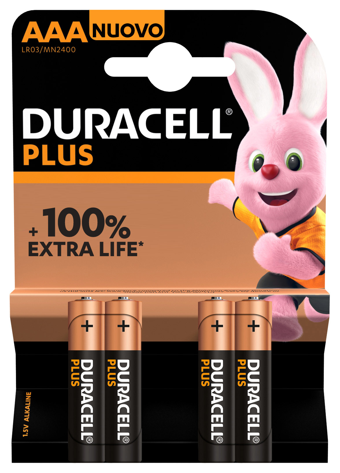 Duracell Plus 100 Engangsbatteri AAA Alkaline