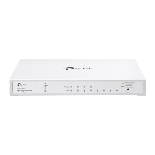 TP-Link FESTA FS308GP netværksswitch Administreret Gigabit Ethernet (10/100/1000) Strøm over Ethernet (PoE) Hvid