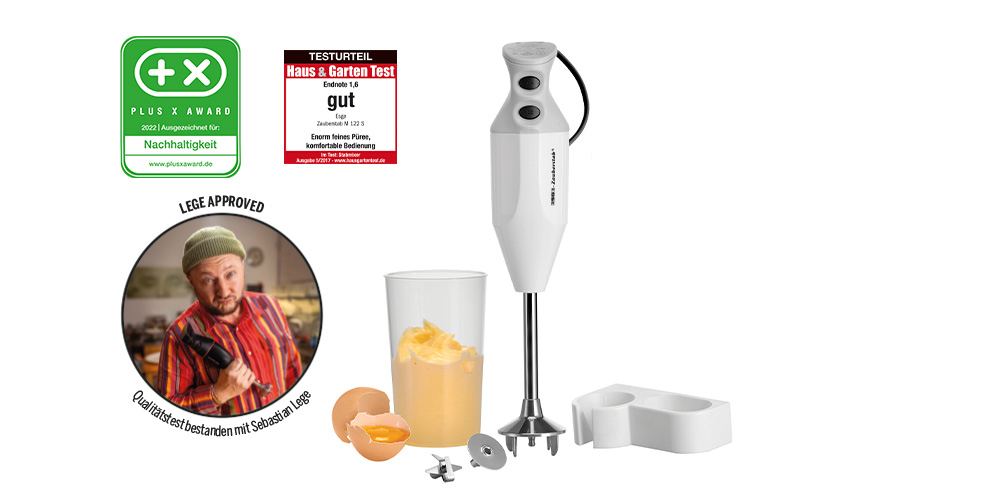 ESGE M 122 S 0,6 L Nedsænkning blender 140 W Hvid