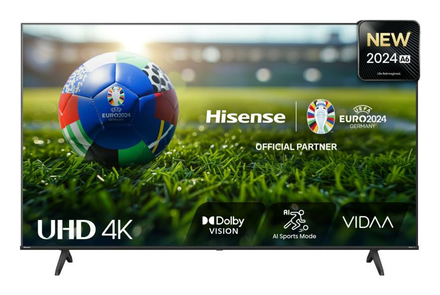 Hisense 75E6NT 190,5 cm (75") 4K Ultra HD Smart TV Wi-Fi Sort 350 cd/m²