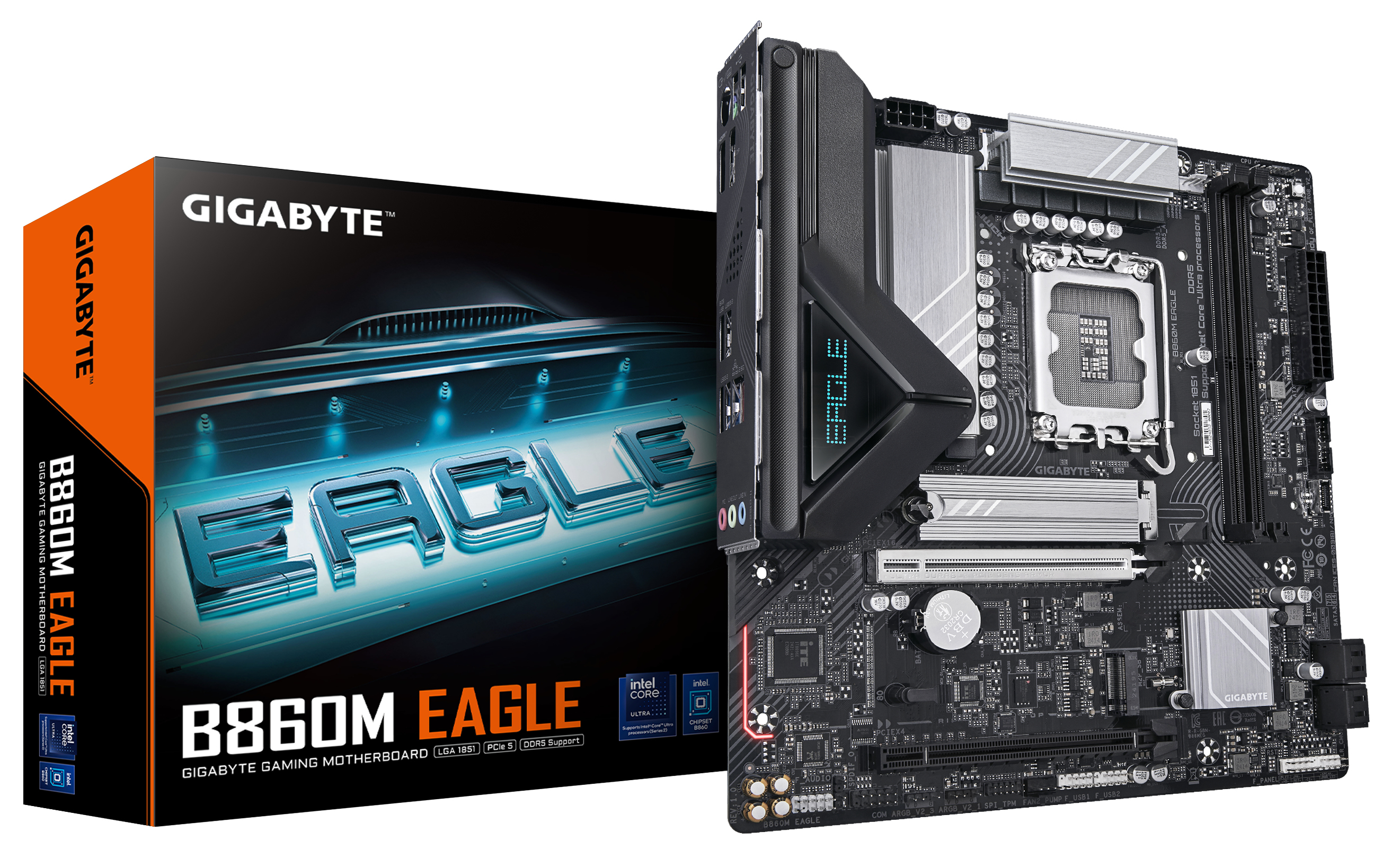 GIGABYTE B860M EAGLE bundkort Intel B860 LGA 1851 (Socket V1) micro ATX