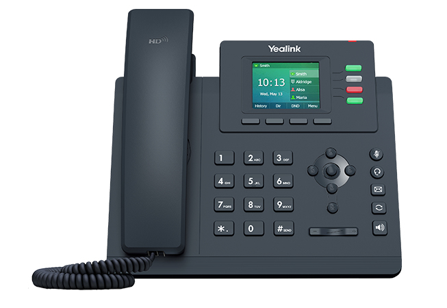 Yealink T33P IP-telefon Grå 4 Linier