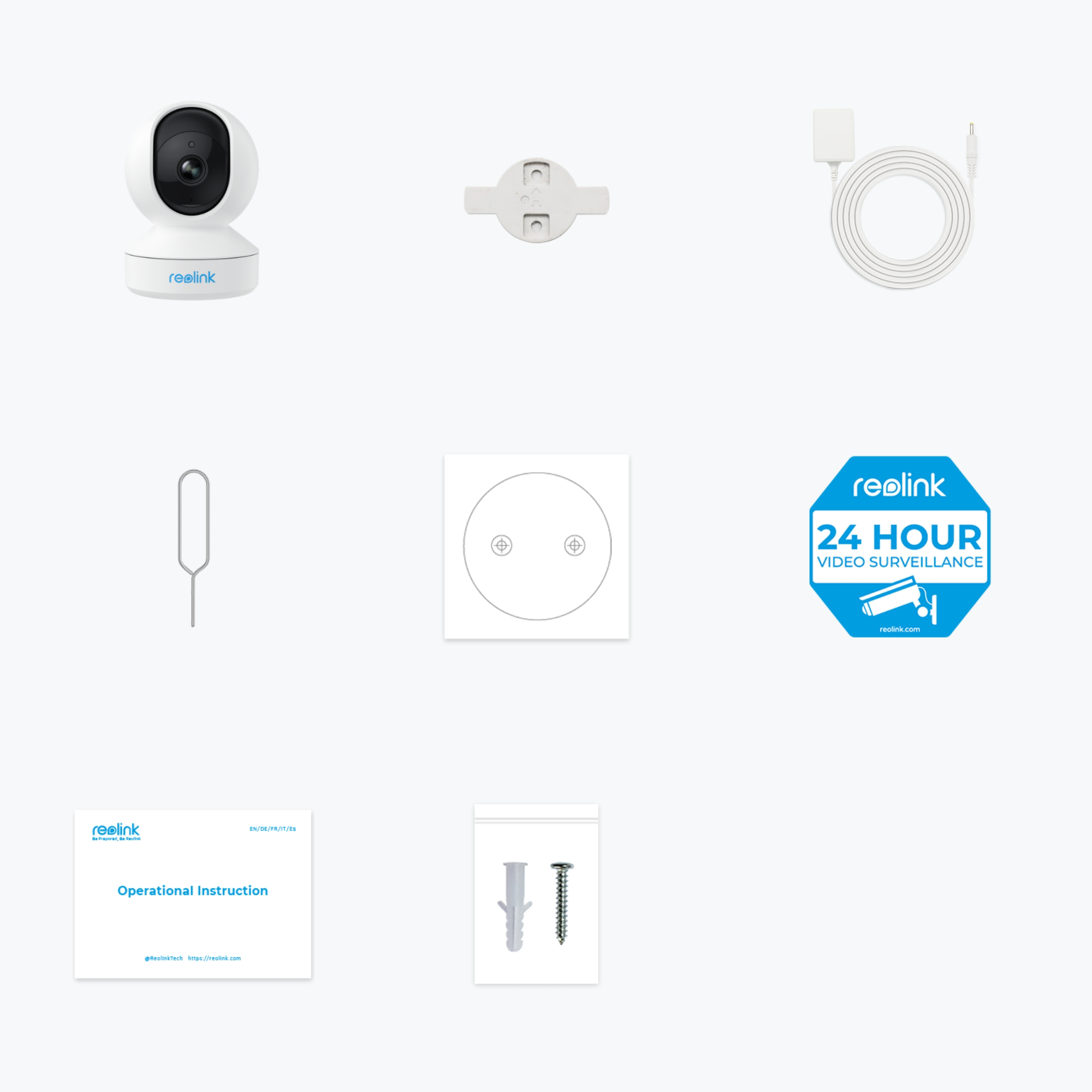 Reolink E Series E320 Sfærisk IP-sikkerhedskamera Indendørs 2304 x 1296 pixel Loft