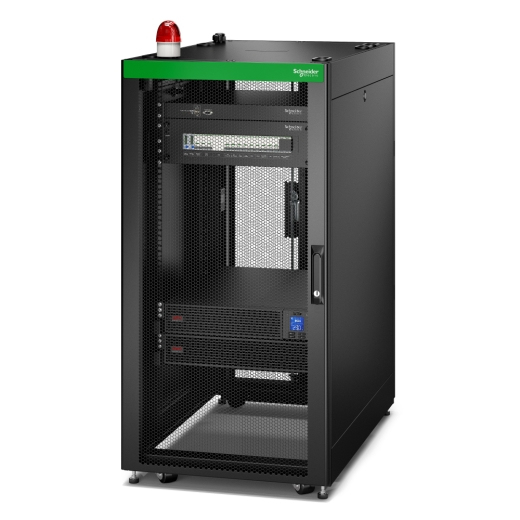 APC EMDC24U3KP2V stativ 24U Fritstående reol Sort