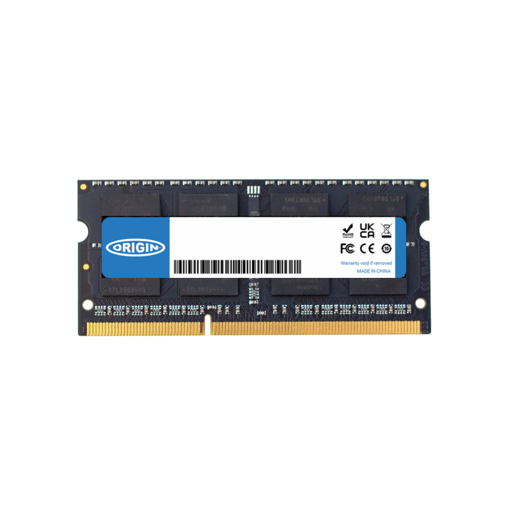 Origin Storage OM8G31600SO2RX8NE135 hukommelsesmodul 8 GB 1 x 8 GB DDR3 204-pin SO-DIMM