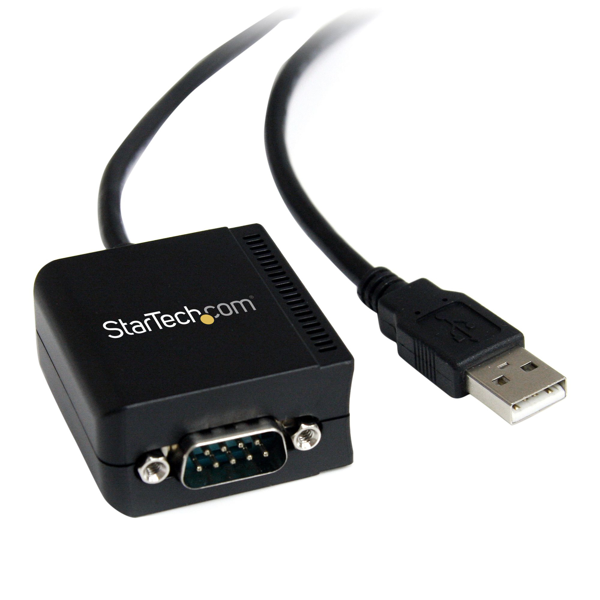 StarTech.com ICUSB2321FIS kabel kønsskifter DB-9 USB A Sort