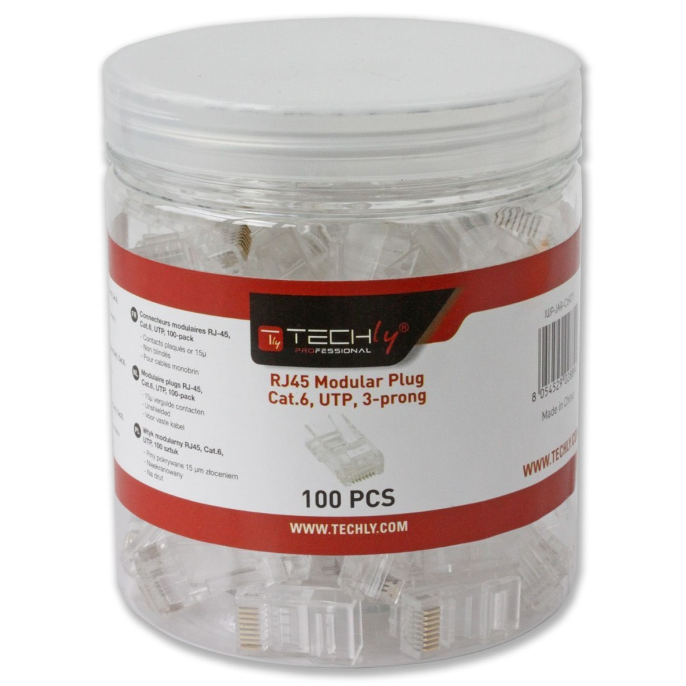 Techly IWP-JAR-C6RTY kabelsamler RJ45 Transparent