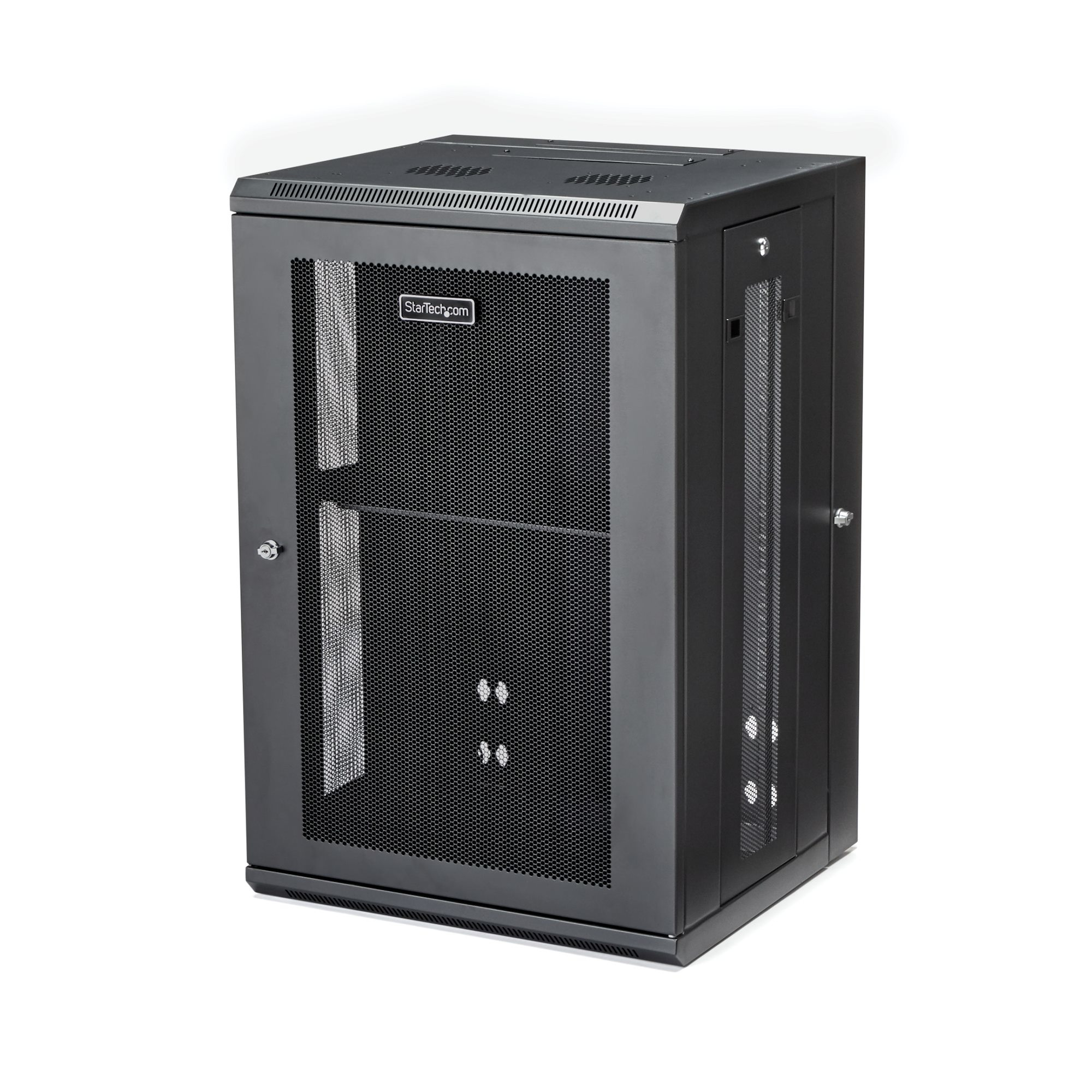 StarTech.com RK1820WALHM stativ 18U Vægmonteret stativ Sort