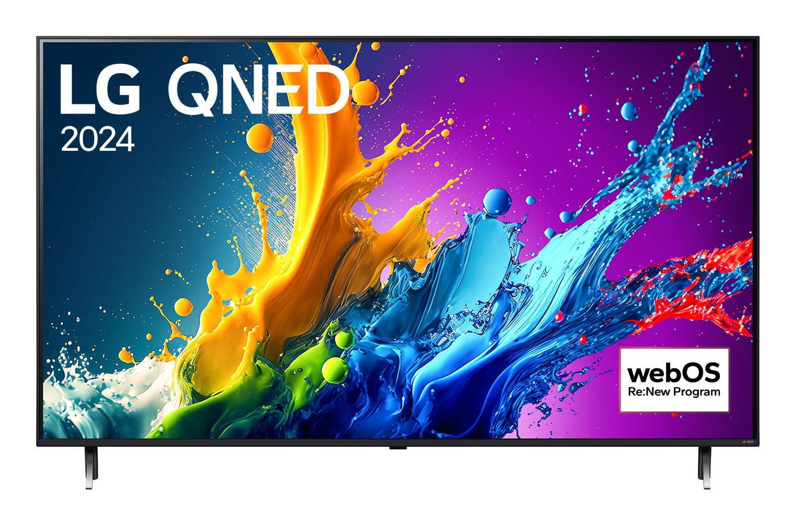 LG QNED 55QNED80T6A 139,7 cm (55") 4K Ultra HD Smart TV Wi-Fi Sort