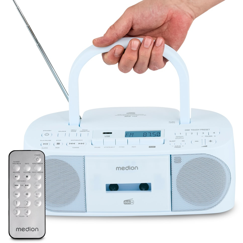 MEDION 50079332 radio Personligt Digital Blå