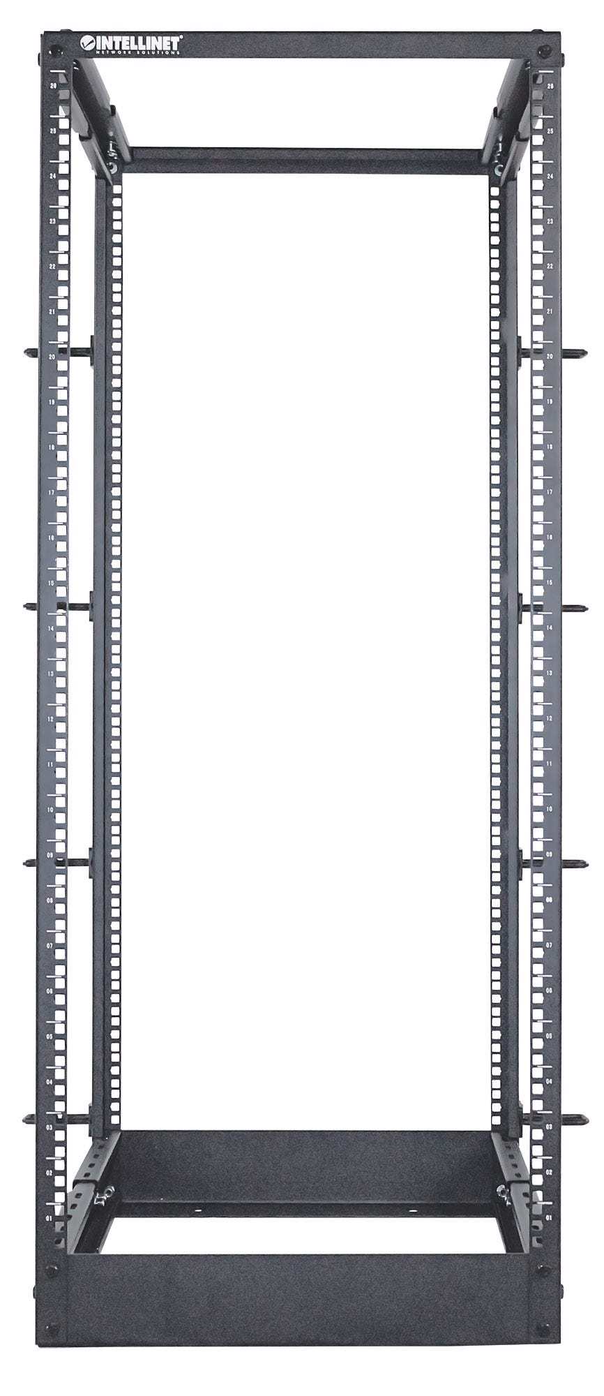 Intellinet 714419 stativ 48U Fritstående reol Sort