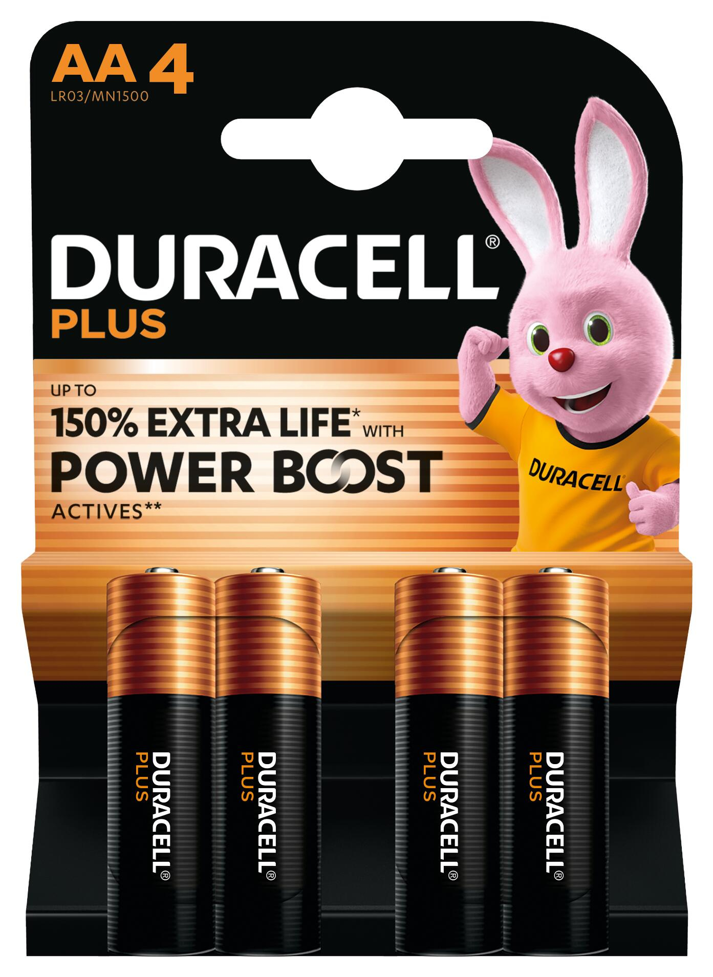 Duracell Plus Engangsbatteri AA Alkaline