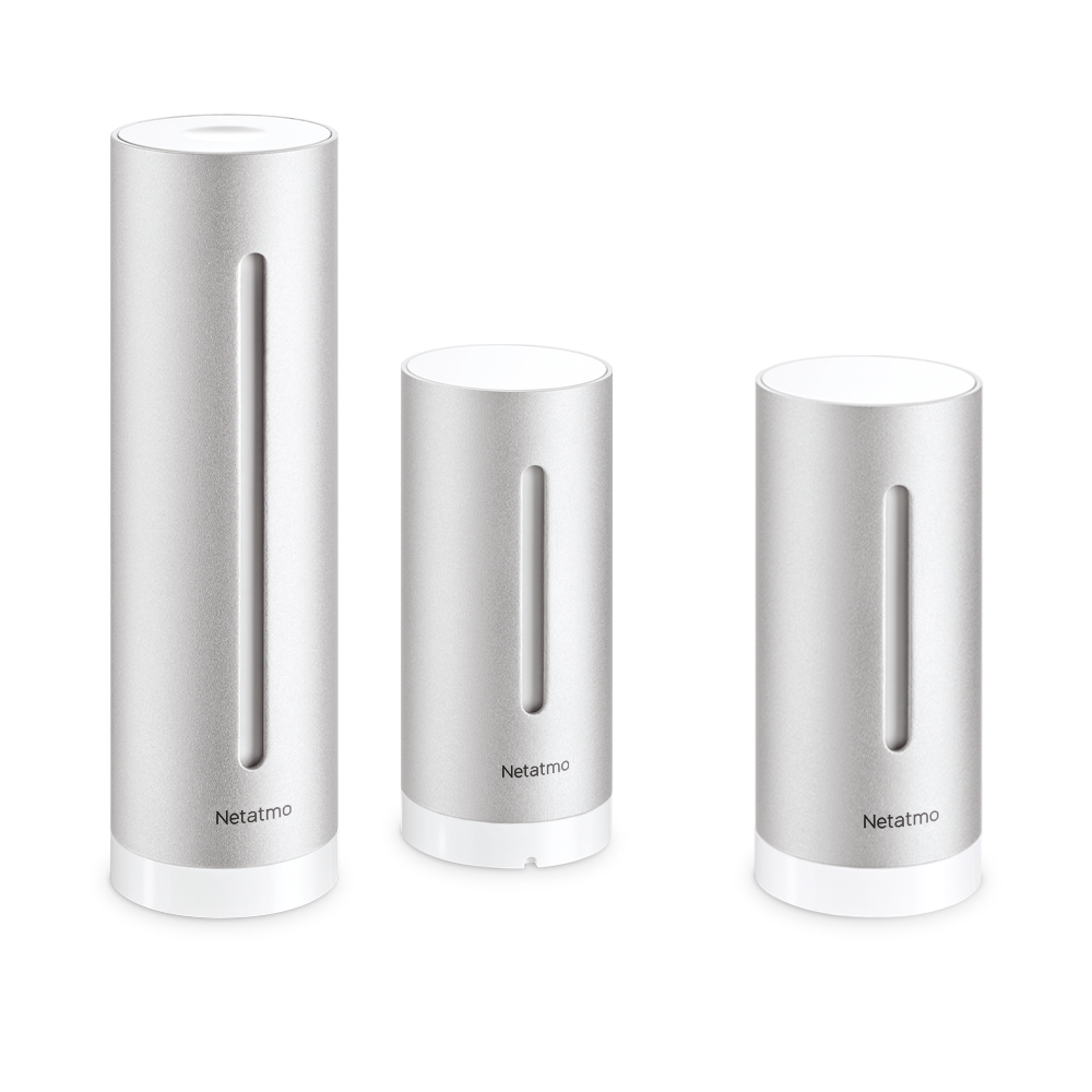 Netatmo NBU-NWS-NIM-EU digital vejrstation Sølv Vekselstrøm/batteri Wi-Fi