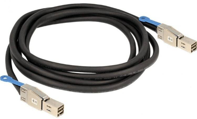 Lenovo 00YL850 Serial Attached SCSI (SAS)-kabel 3 m Sort
