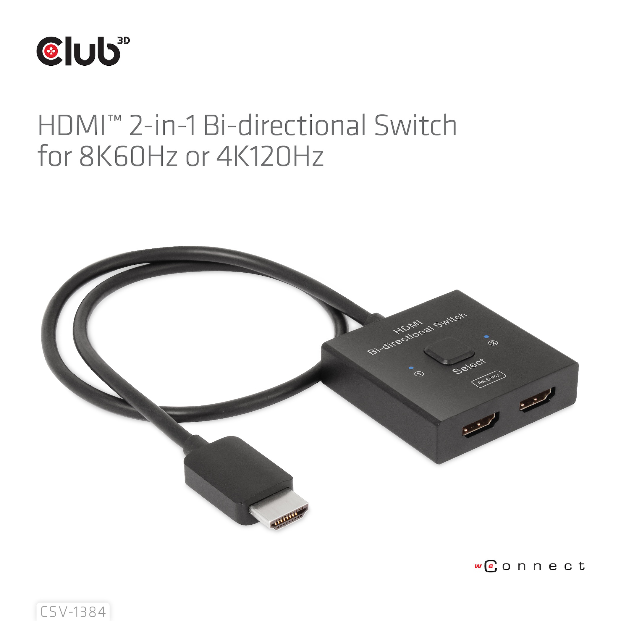 CLUB3D CSV-1384 KVM Switch