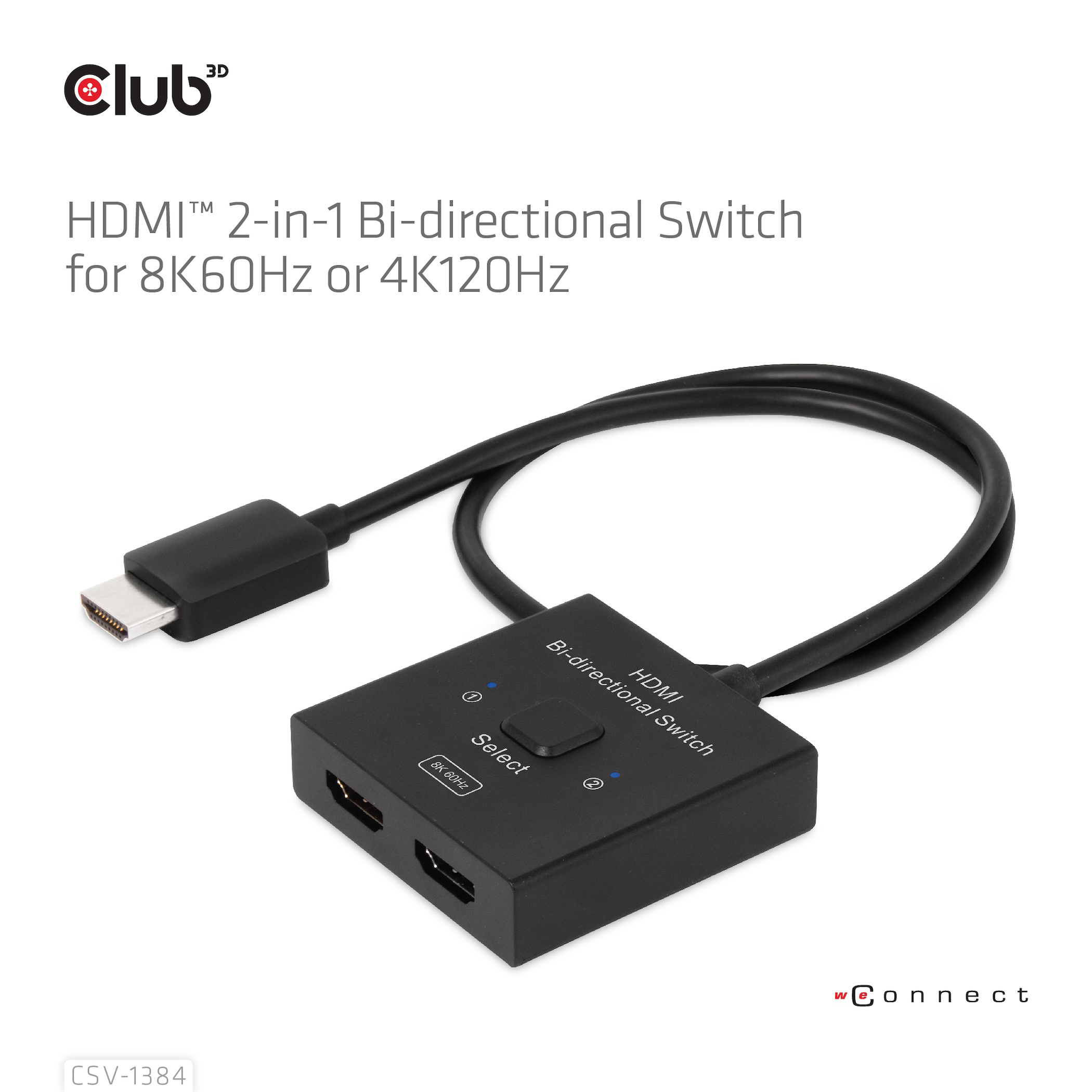 CLUB3D CSV-1384 KVM Switch