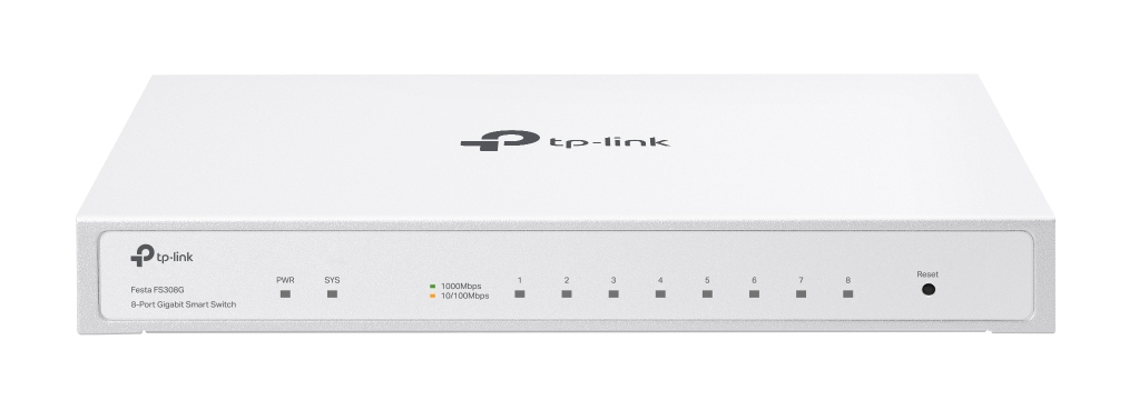 TP-Link Festa FS308G Administreret L2/L2+ Gigabit Ethernet (10/100/1000) Strøm over Ethernet (PoE) Hvid