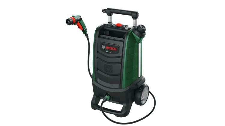 Bosch Fontus 18V højtryksrenser Stående Batteri Sort, Grøn