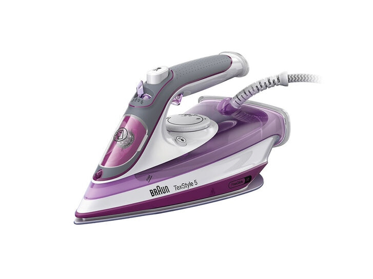 Braun TexStyle 5 SI 5037 VI Dampstrygejern Keramisk strygesål 2700 W Violet