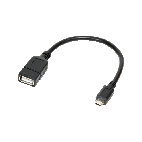 LogiLink AA0035 USB-kabel USB 2.0 0,2 m Micro-USB B USB A 0,48 Gbit/sek. Sort