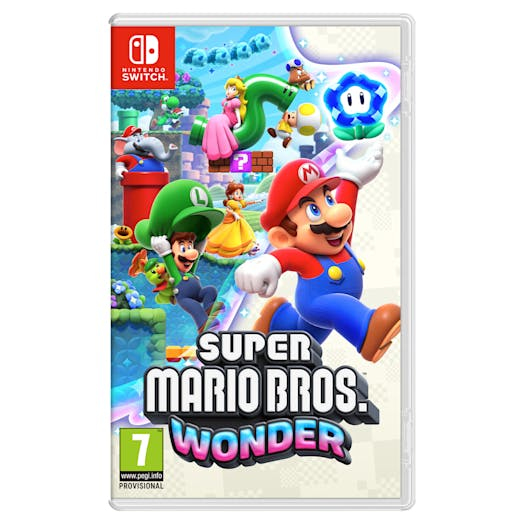 Nintendo Super Mario Bros. Wonder Standard Traditionelt kinesisk, Tysk, Hollandsk, Engelsk, Spansk, Fransk, Italiensk, Japansk, Koreansk, Portugisisk, Russisk Nintendo Switch