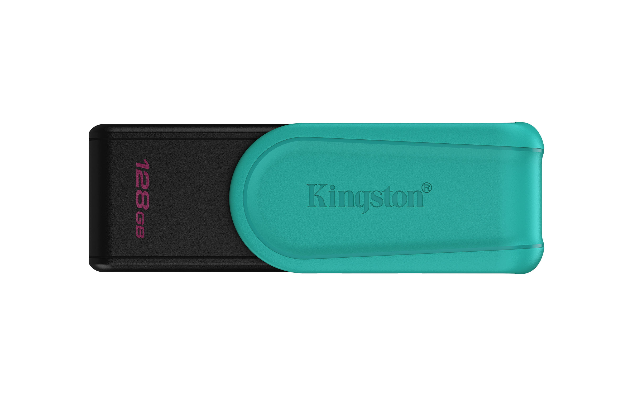 Kingston Technology DataTraveler 128 GB Portable USB 3.2 Gen 1 Exodia S (sort/turkis)