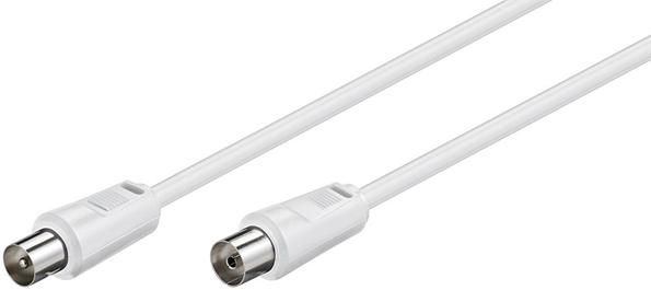 Microconnect COAX050W koaxial kabel 5 m Koaksial Hvid