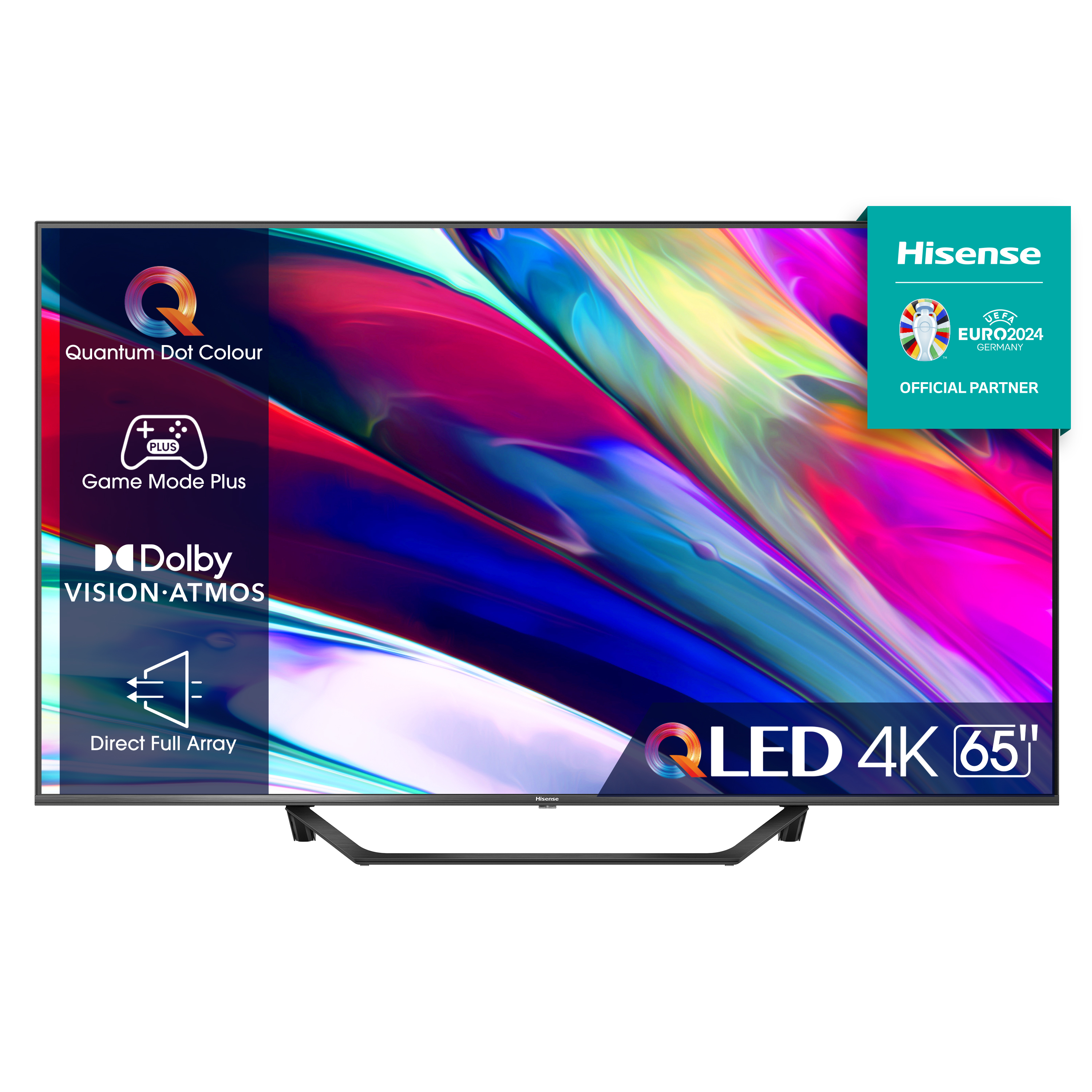 Hisense 65A7KQ TV 165,1 cm (65") 4K Ultra HD Smart TV Wi-Fi Sort 350 cd/m²